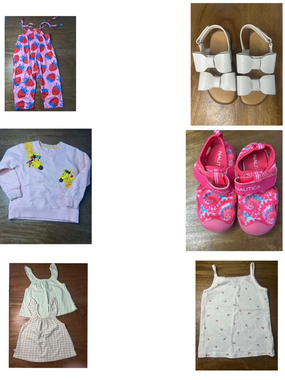 Jumper and Sandals Bundle for toddler girls size 2 T